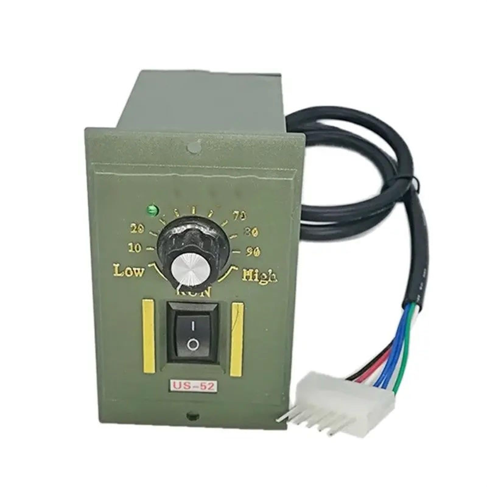 Einstellbarer Drehzahlregler US-52 Geschwindigkeitsregler 6 W 15 W 25 W 40 W 60 W 90 W 120 W 180 W 200 W 250 W 220 V AC einphasiger AC-Getriebemotor-Geschwindigkeitsregler Regler(6W) von XTXTX