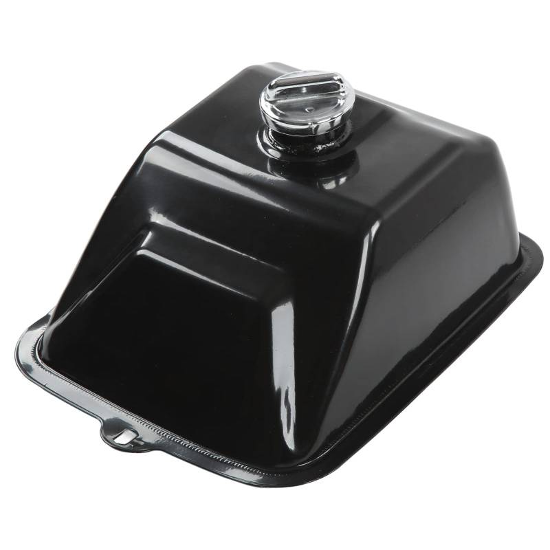 XTevu Auslaufsicherer Kraftstofftank aus Eisen mit Chromdeckel für ATV Quad 4 Wheeler – Passend für 150-ccm-, 200-ccm- und 250-ccm-Motoren von XTevu