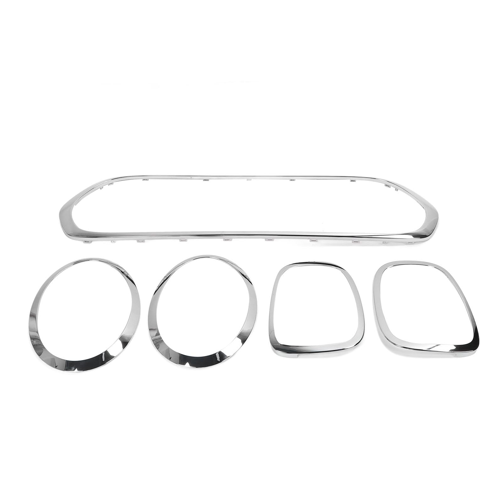 XTEVU -Abdeckungsverkleidung, leichte Kühlergrill Surround kompatibel mit F55 F56 F57 One S JCW 2014, Chrom -Scheinwerfer -Trimmsatz, Rücklicht -Grillabdeckung 5pcs XTEVU -Abdeckungsverkleidung, leichte Kühlergrill Surround kompatibel mit F55 F56 F57 One S JCW 2014, Chrom -Scheinwerfer -Trimmsatz, Rücklicht -Grillabdeckung 5pcs von XTevu