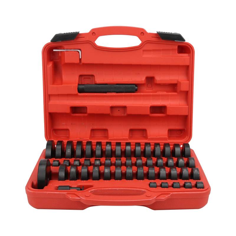 XTEVU -BUSBE -BUSBE -ZAHLUNGS -SET, 56PCS -Scheibenradlager Installieren, Langgriffswellenabzieher, austauschbares Buchse -Werkzeug von XTevu