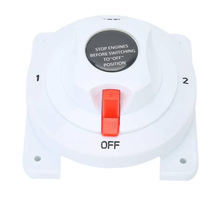 XTEVU Batterieschalter Stromausfallentzündung Selektor 3 Position 12‑36 V für RV Marine Yacht hohe Leistung von XTevu