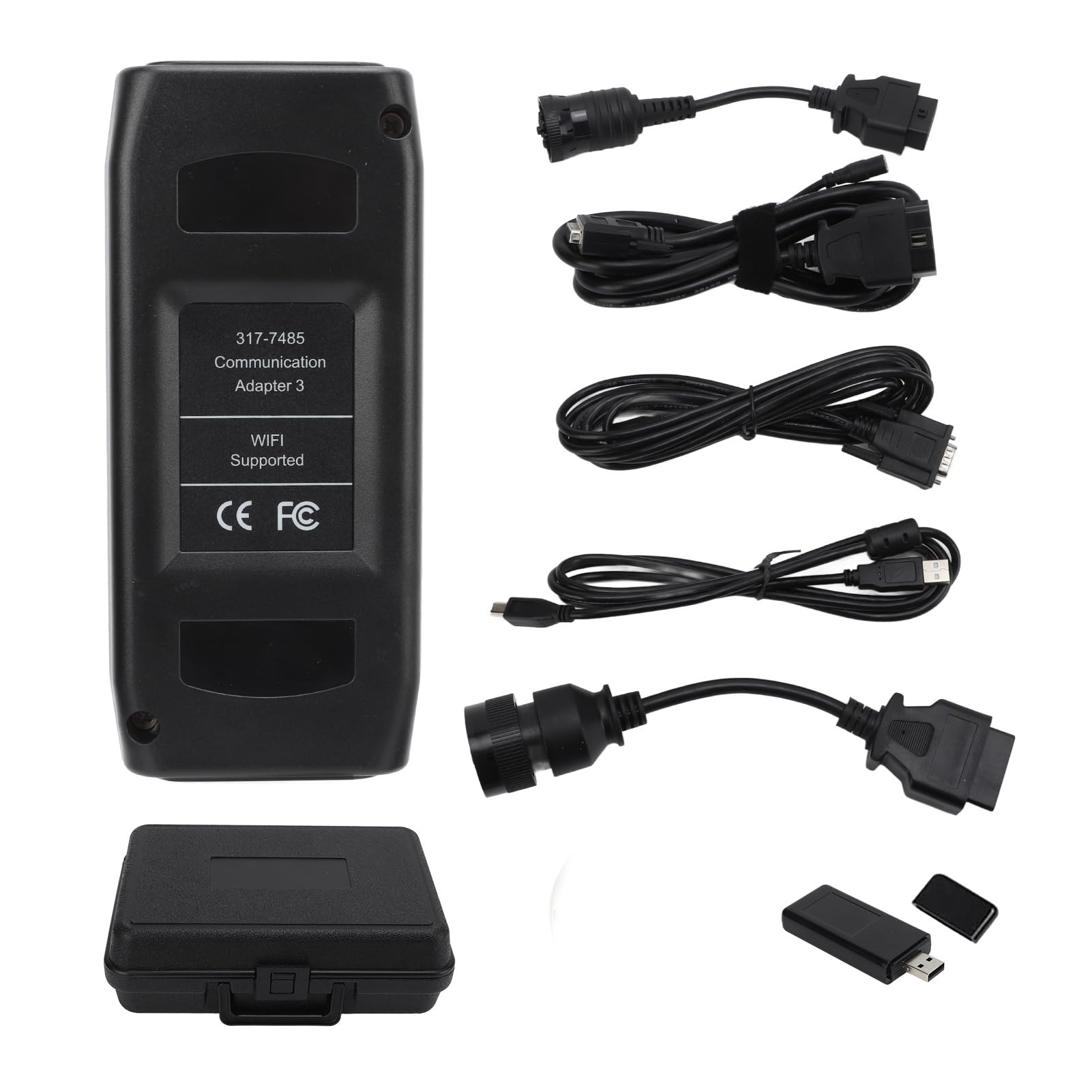 XTEVU -Kommunikationsadapter -Tool, diagnostischer Schnittstellenscanner, kompatibel mit Cat Equipment 2019A ET3 USB Bagger -LKW -LKW -Testwerkzeug von XTevu