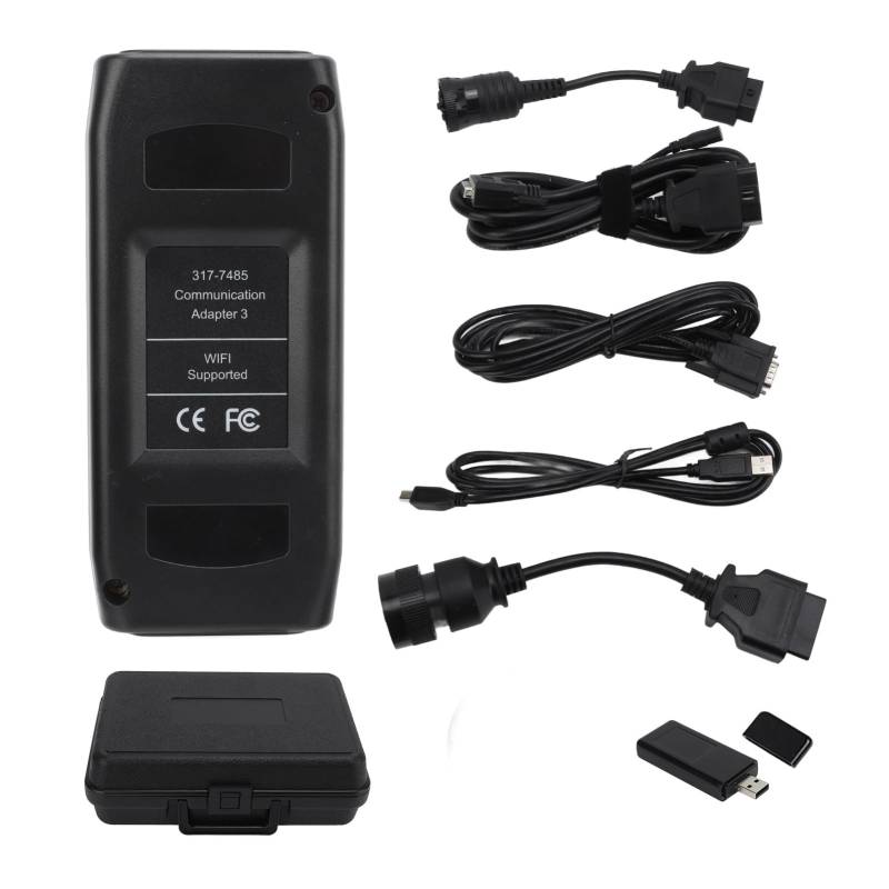 XTEVU -Kommunikationsadapter -Tool, diagnostischer Schnittstellenscanner, kompatibel mit Cat Equipment 2019A ET3 USB Bagger -LKW -LKW -Testwerkzeug von XTevu