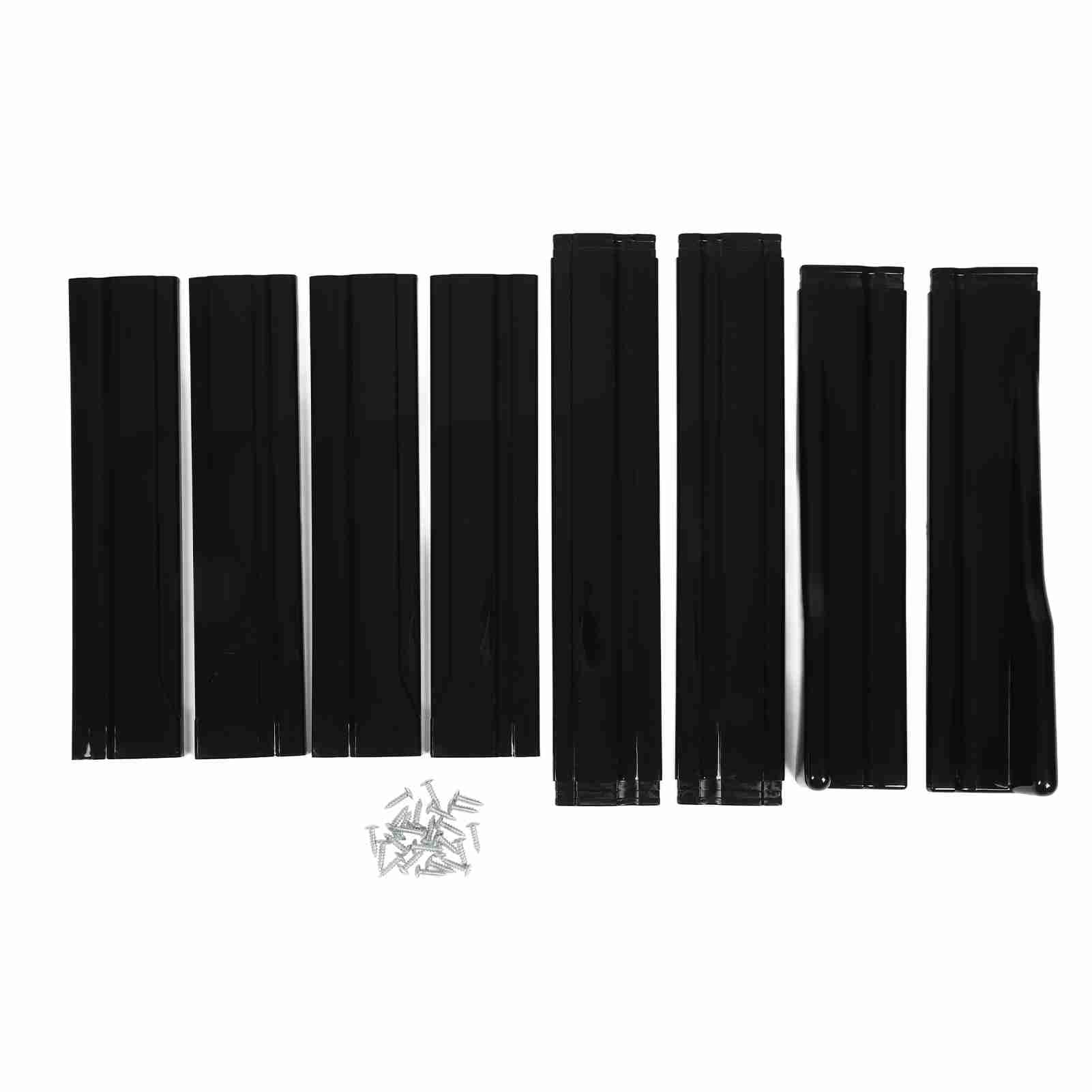 XTEVU -Seitenröcke, Universalauto -Rocker -Paneele 2m Flügelteile Diffusor kompatibel mit Accord, Heck -Stoßstangenlippenlippenverlängerung (Helles Schwarz) von XTevu