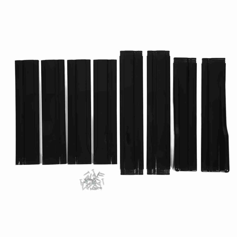 XTEVU -Seitenröcke, Universalauto -Rocker -Paneele 2m Flügelteile Diffusor kompatibel mit Accord, Heck -Stoßstangenlippenlippenverlängerung (Helles Schwarz) von XTevu