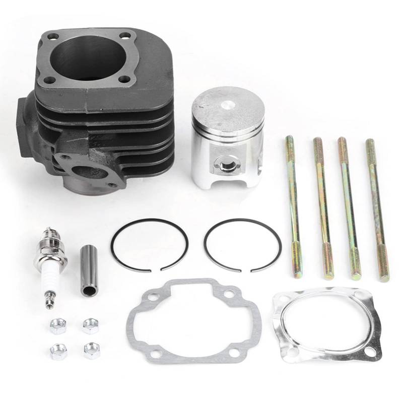 XTevu ATV-Teile – Zylinder-Reparatur-Set mit Kolbenringen, passend für Polaris Predator 90 – Eisen-Motorkolben-Zylinder-Dichtungs-Set am oberen Ende – Teilenummer: 219700194 von XTevu