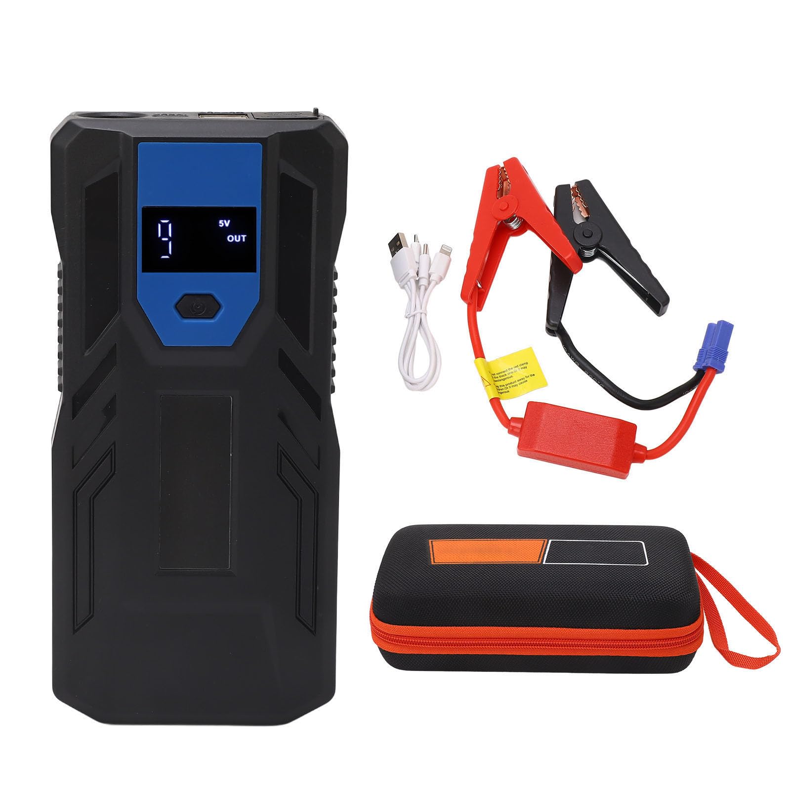 XTevu Autobatterie ladegerät, 68000mAh 12V Notstart-Strom versorgung mit LED-Display und Dual-USB, Kfz-Starthilfe, tragbarer Fahrzeug batterie verstärker von XTevu