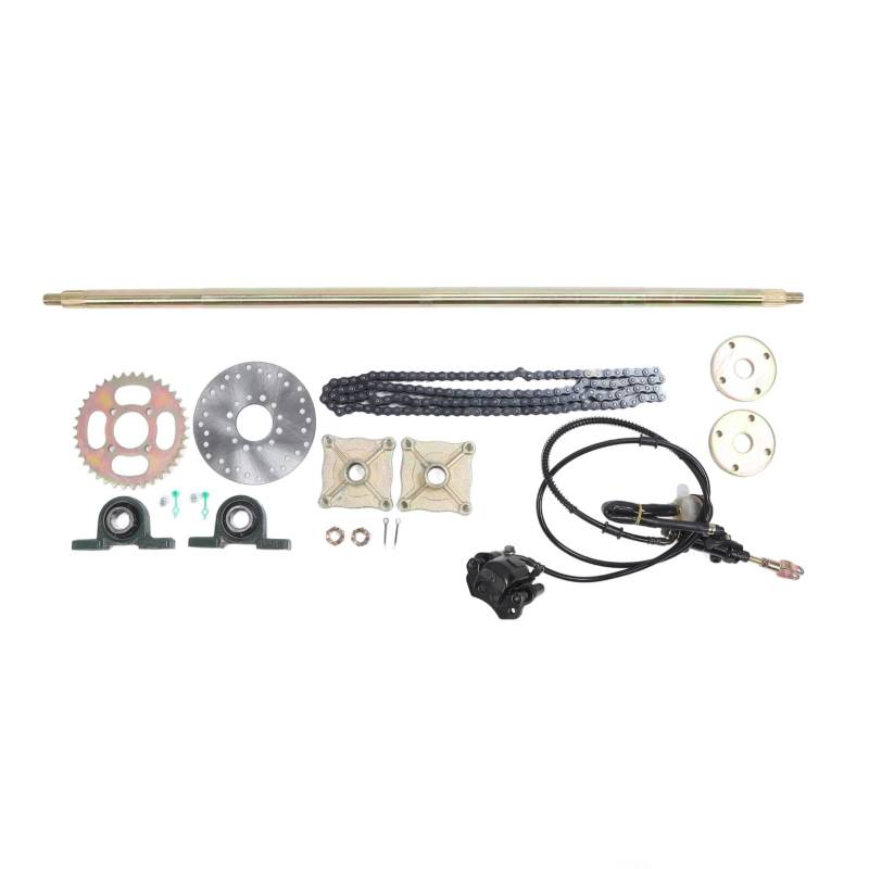 XTevu Heck -Live -Achsen -Kit, Antriebswellbaugruppe kompatibel mit ATV Quads Drift Trike, 1000 -mm -Hinterachse -Stabilitäts -Upgrade -Kit von XTevu