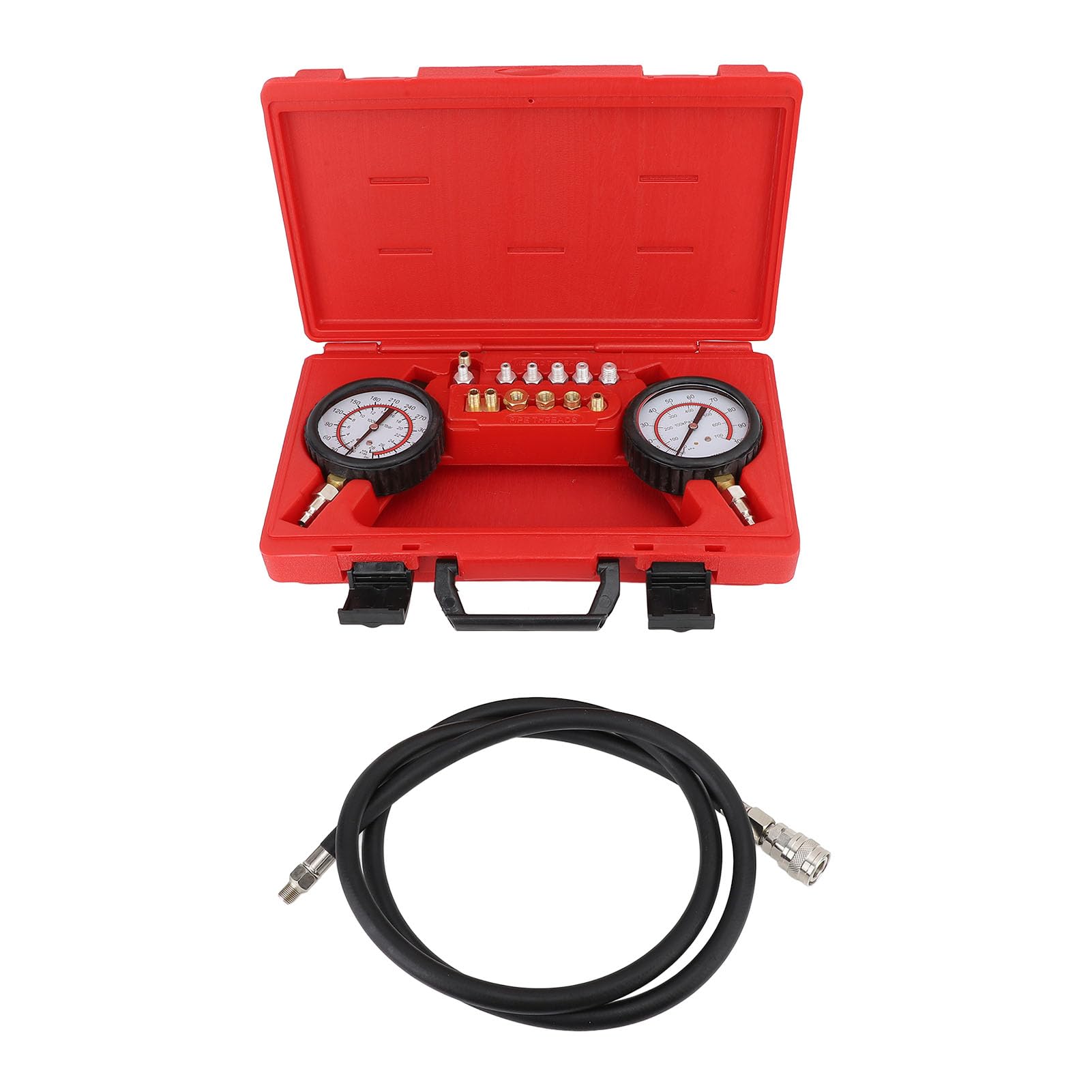 XTevu Öldruck Tester, Motoröl-Messgerät-Werkzeug MD3036 kompatibel mit Getriebe-Diagnose-Adapter-Kit, Motoröldruck-Messset XTevu Öldruck Tester, Motoröl-Messgerät-Werkzeug MD3036 kompatibel mit Getriebe-Diagnose-Adapter-Kit, Motoröldruck-Messset von XTevu