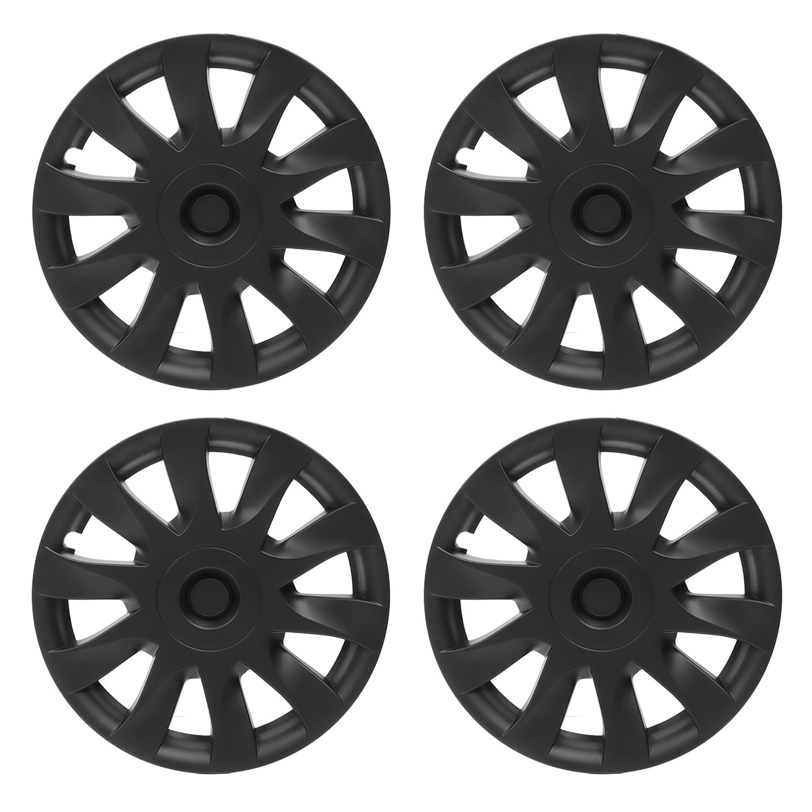 XTevu Radkappen-Set, Felgenschutzverkleidung, kompatibel mit 2017-2022, 18-Zoll-Radkappen-Ersatz, Mattschwarz-Wrap-Kit XTevu Radkappen-Set, Felgenschutzverkleidung, kompatibel mit 2017-2022, 18-Zoll-Radkappen-Ersatz, Mattschwarz-Wrap-Kit von XTevu