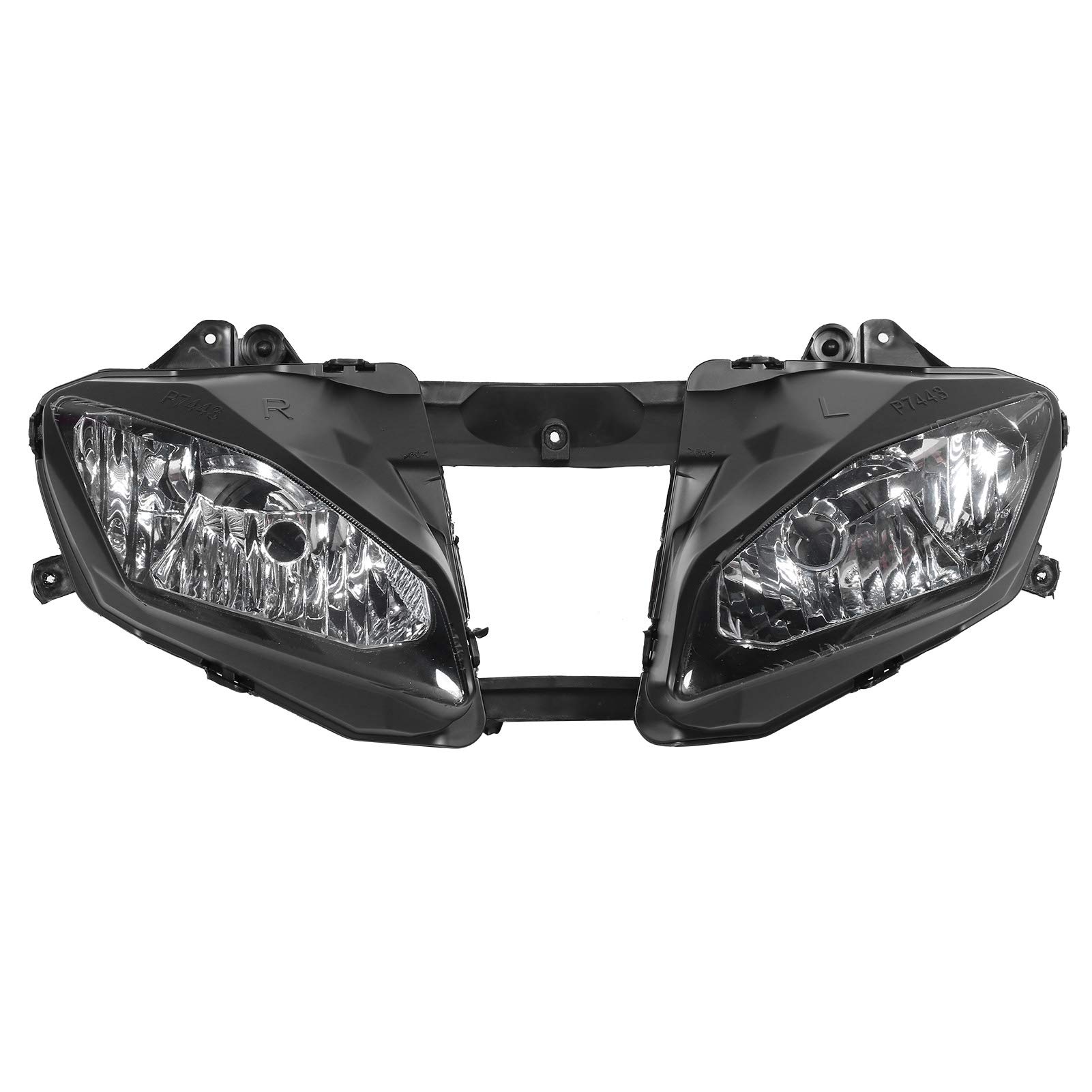 XTevu -Scheinwerferabdeckungsgehäuse, kompatibel mit YZF 600 R6 2008-2013, Motorrad -Frontlichtlinse, klare Lampenschale, Scheinwerfergehäusebaugruppe XTevu -Scheinwerferabdeckungsgehäuse, kompatibel mit YZF 600 R6 2008-2013, Motorrad -Frontlichtlinse, klare Lampenschale, Scheinwerfergehäusebaugruppe von XTevu