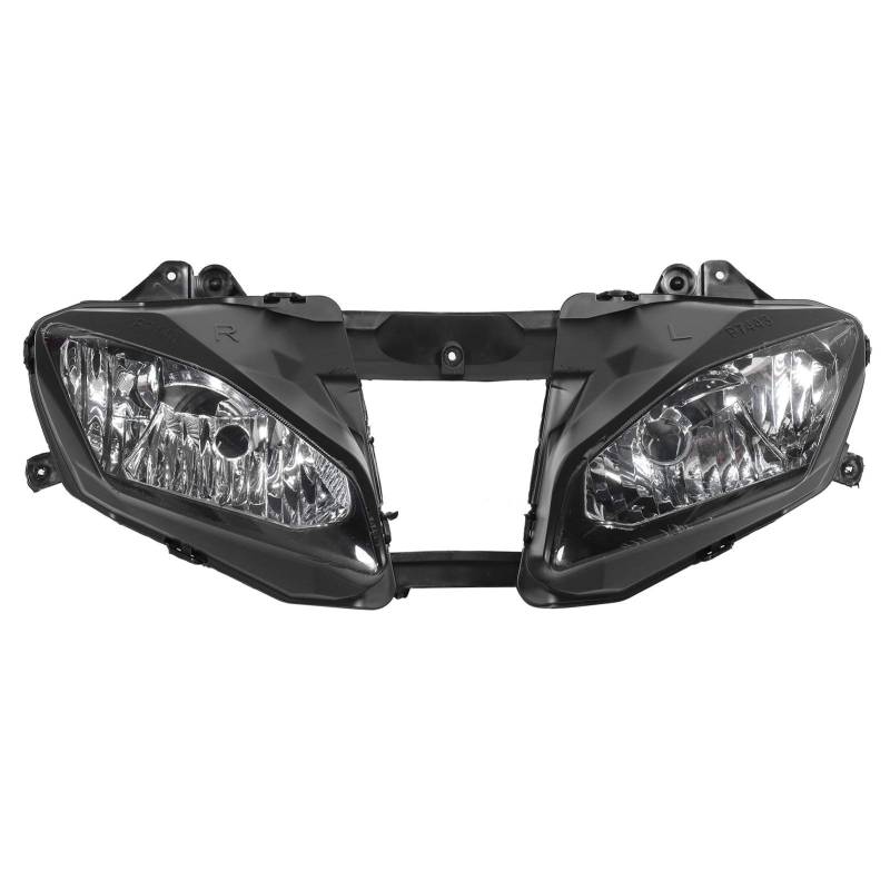XTevu -Scheinwerferabdeckungsgehäuse, kompatibel mit YZF 600 R6 2008-2013, Motorrad -Frontlichtlinse, klare Lampenschale, Scheinwerfergehäusebaugruppe von XTevu