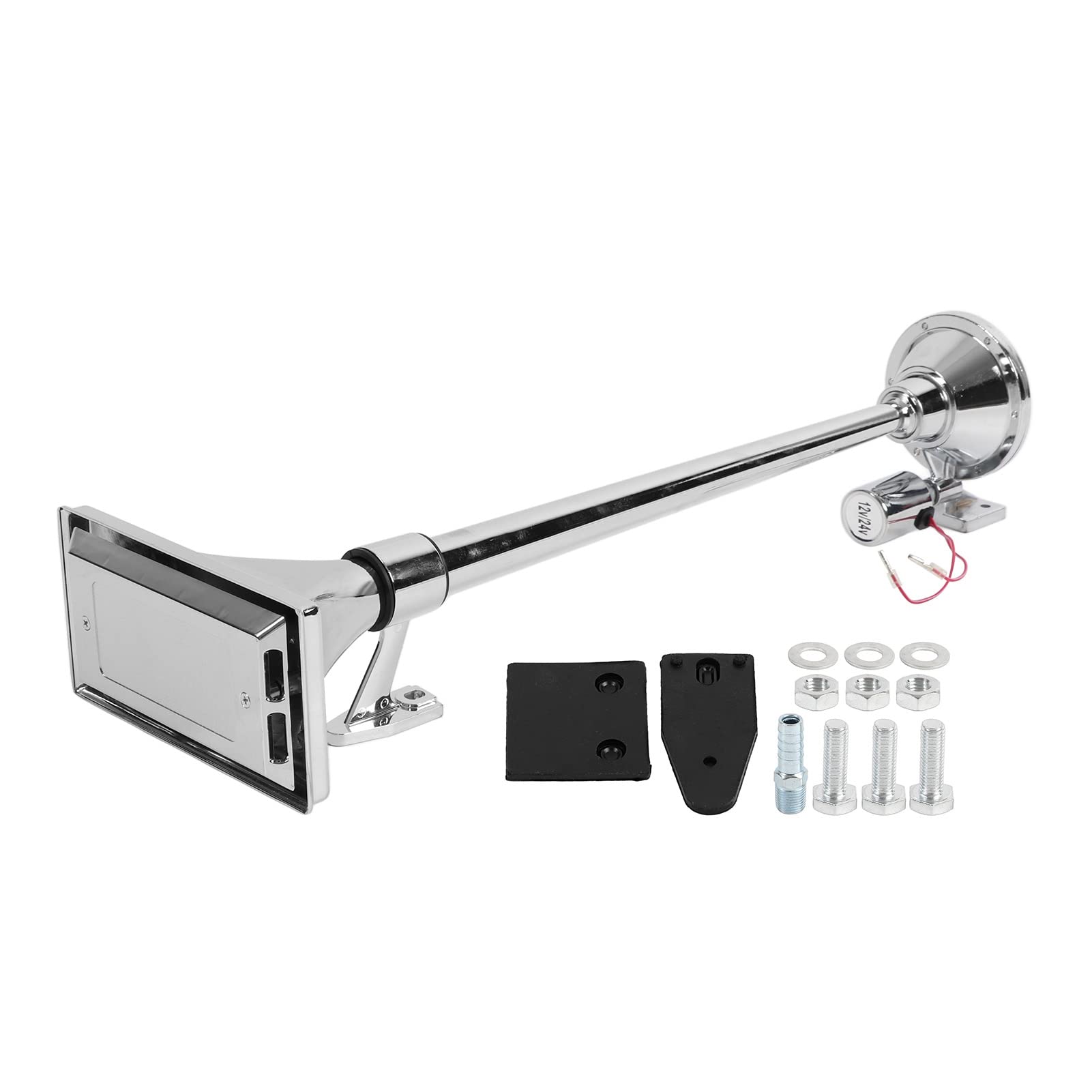 Xtevu Air Horn, elektronisches Trompetenhorn Single kompatibel mit 12 V 24 V Semi -Pickup RV SUV, 145 dB Laut Lufthorn, Zinklegungs -LKW -Horn mit Abdeckung Xtevu Air Horn, elektronisches Trompetenhorn Single kompatibel mit 12 V 24 V Semi -Pickup RV SUV, 145 dB Laut Lufthorn, Zinklegungs -LKW -Horn mit Abdeckung von XTevu