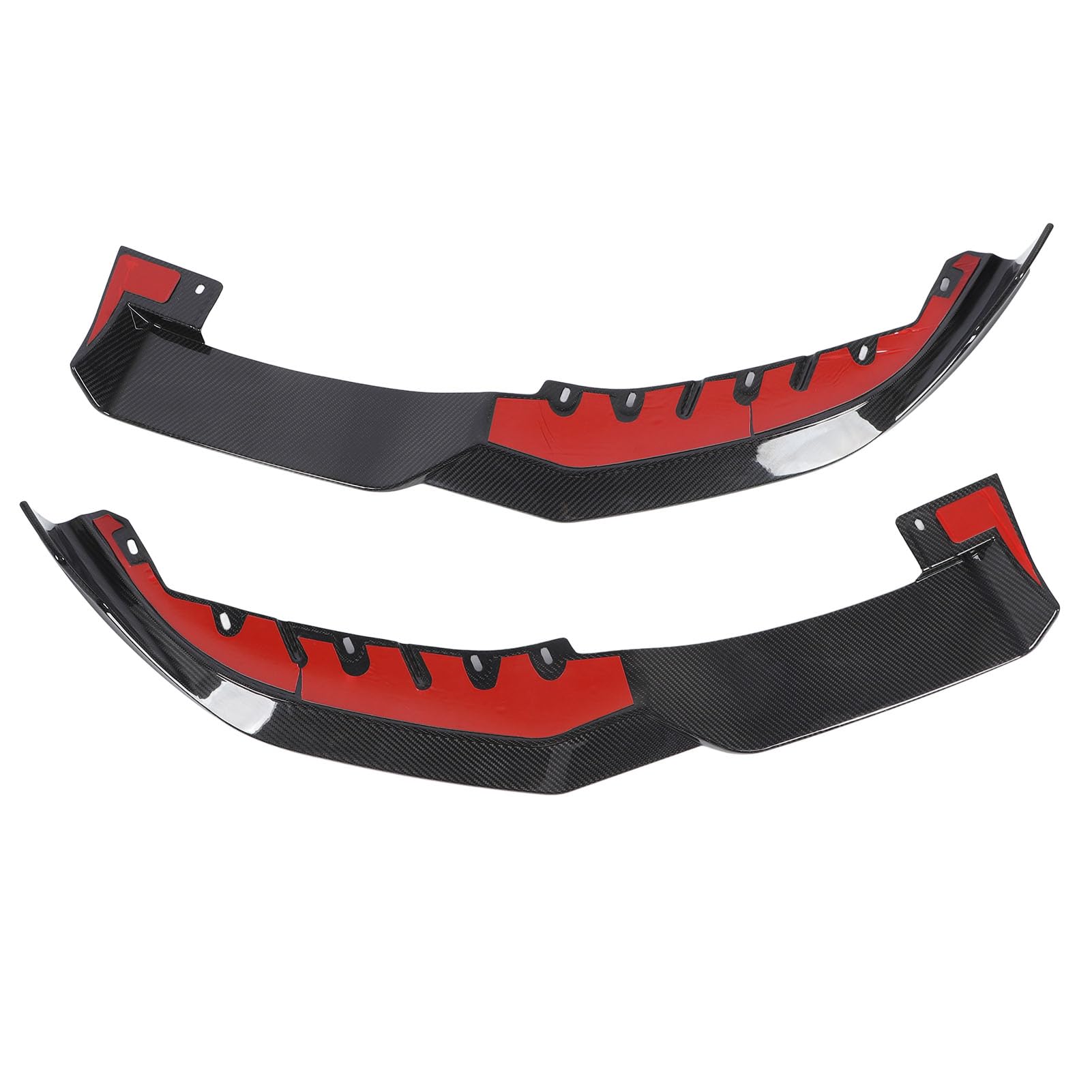 Xtevu Stoßfänger Lip Splitter, Frontkinnspoiler Diffusor kompatibel mit 5er G30 M Sport 2021 bis 2023, CAR Body Kit Wing Extension Trimm von XTevu