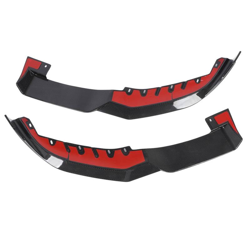 Xtevu Stoßfänger Lip Splitter, Frontkinnspoiler Diffusor kompatibel mit 5er G30 M Sport 2021 bis 2023, CAR Body Kit Wing Extension Trimm von XTevu