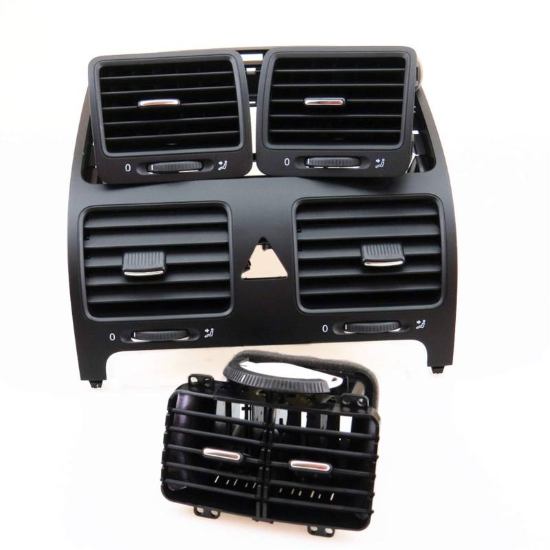 XUBOR 1 Satz zentraler Klimaanlagenauslass, for VW, for Jetta, for Golf, 1KD 819 728 1KD 819 704 1K0 819 703 Lüftungsauslass für Klimaanlagen(B) von XUBOR