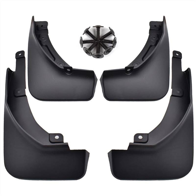 XUBOR 4-teilige Auto-Schmutzfänger, for Ford, Escape Mk4 Kuga Mk3 2020 2021 Schmutzfänger Spritzschutz Kotflügel Schmutzfänger Kotflügelverbreiterungen vorn hinten Auto-Schmutzfänger von XUBOR