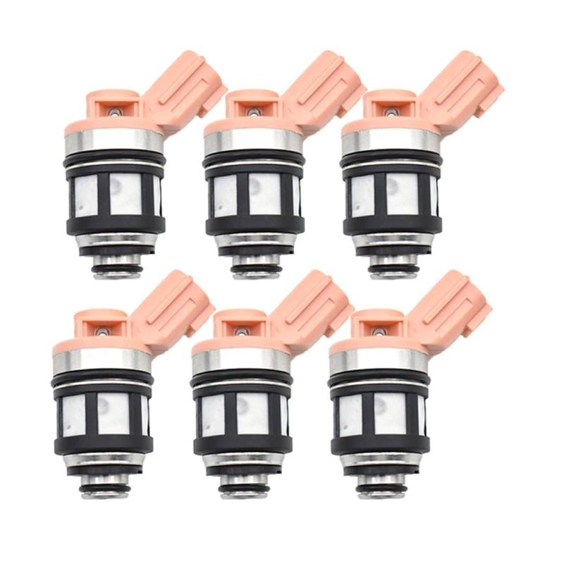 XUBOR 6-teiliges Set Einspritzventil, for Nissan, 3.0L 3.3L1999-2002 16600-1B000 166001B000 16600-9S200 166009S200 Einspritzdüsen von XUBOR