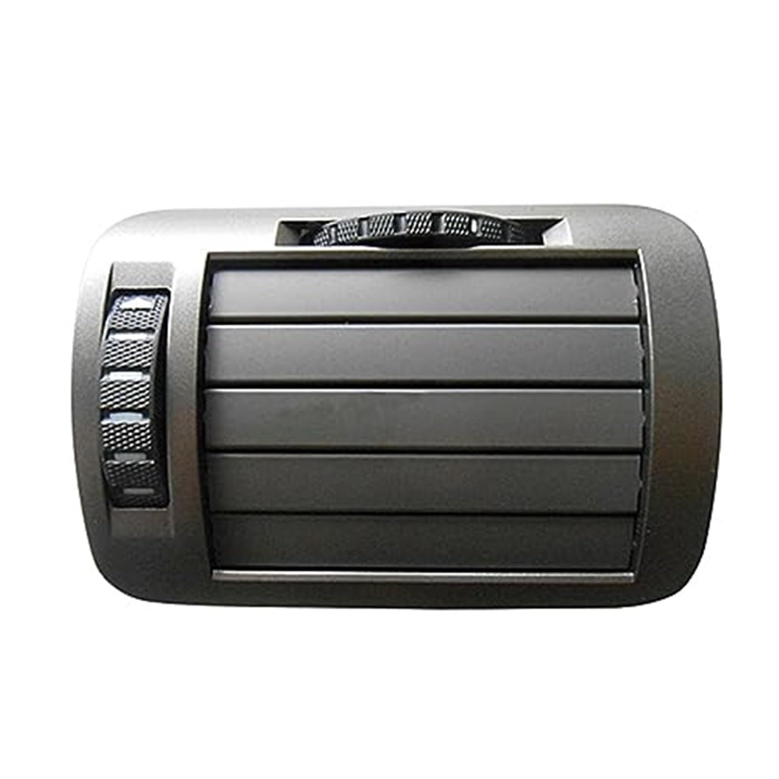 XUBOR Armaturenbrett, dunkelsilberner Klimaanlagen-Auslassgrill, for VW, for Passat, B5.5 2006 2007 2009 2010, for Skoda, for Superb 1 3U 2002–2008(Black 1PC-Left) von XUBOR