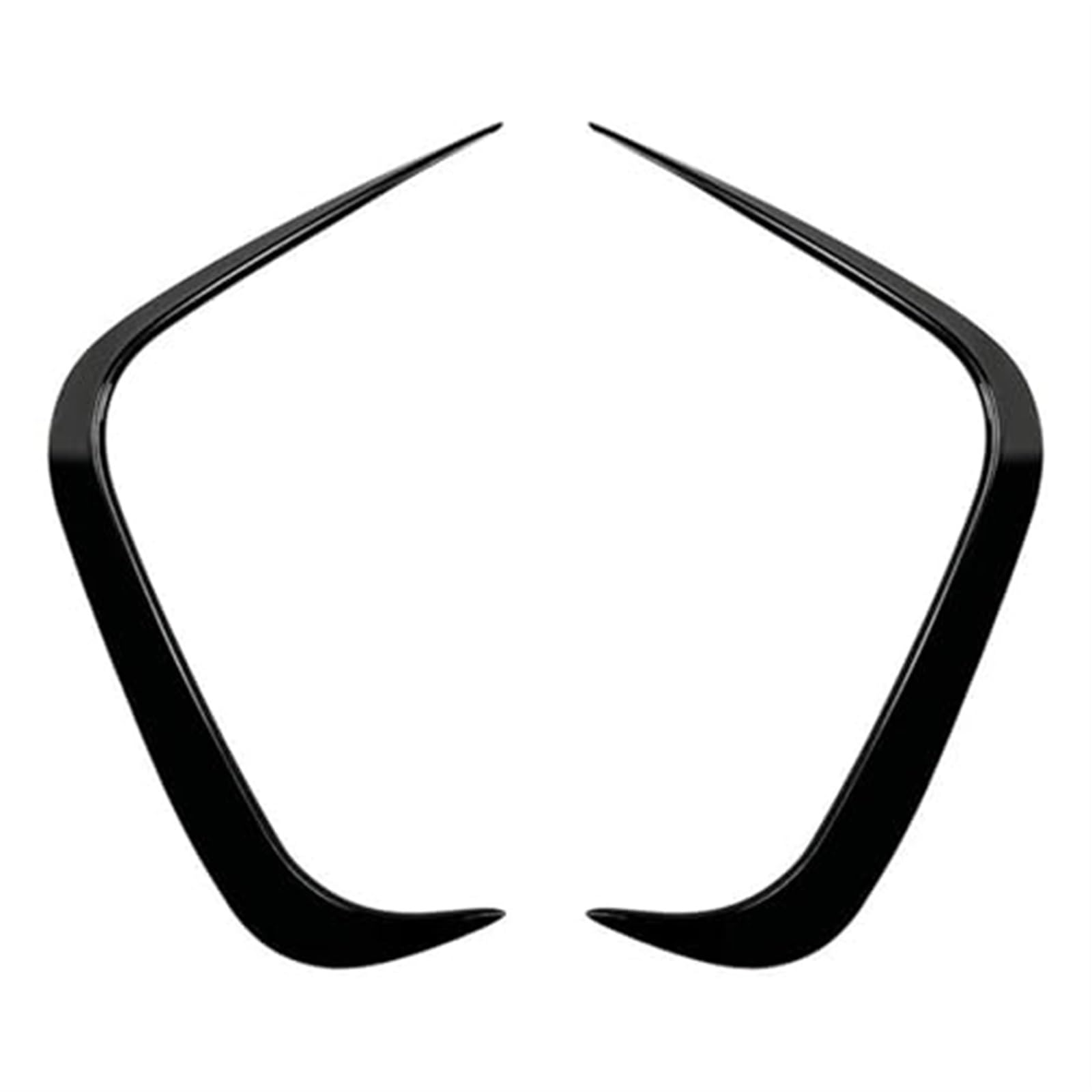 XUBOR Auto-Heckspoiler, for, for 2er, for M2 F87 2016 2017 2018 2019 2020 2021 Heckstoßstangen-Seitensplitter-Spoiler Canard Air Vent Auto Heckspoiler(Gloss Black) von XUBOR