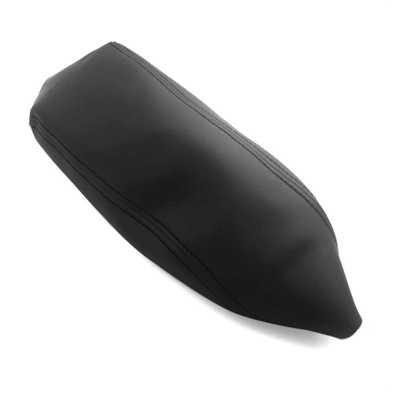 XUBOR Auto-Innenausstattung, Mittelarmlehnenkastenabdeckung aus Mikrofaserleder, Aufkleberverkleidung, for Kia, Sportage 2011 2012 2013 2014 2015 2016(Black) von XUBOR