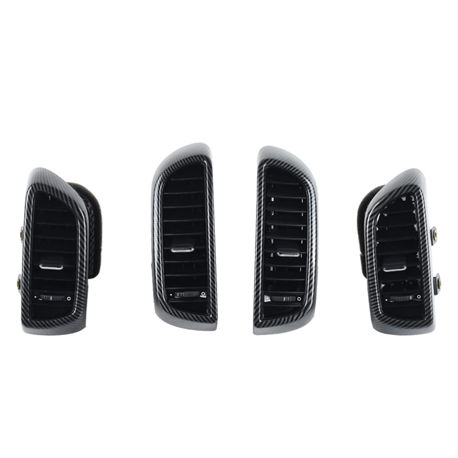 XUBOR Auto Klimaanlage A/C Air Vent Outlet Carbon Faser Outlet Vent, for Porsche, for Cayenne, 2011-2017 7P5819703 7P5819704 Lüftungsauslass für Klimaanlagen(Front) von XUBOR