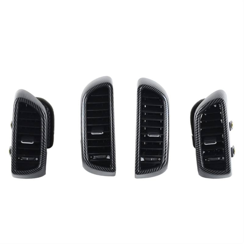 XUBOR Auto Klimaanlage A/C Air Vent Outlet Carbon Faser Outlet Vent, for Porsche, for Cayenne, 2011-2017 7P5819703 7P5819704 Lüftungsauslass für Klimaanlagen(Front) von XUBOR