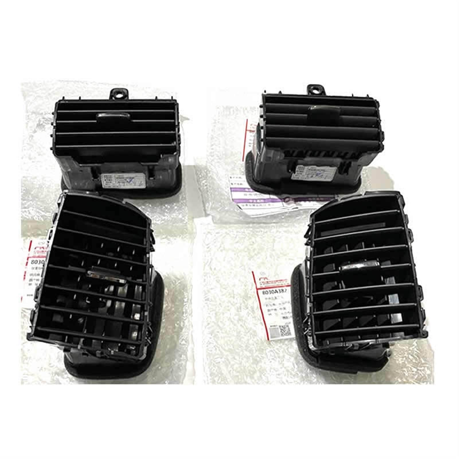 XUBOR Auto-Klimaanlagenauslass, for Mitsubishi, for Outlander 2013–2019 Lüftungsauslass für Klimaanlagen(A B C D 4PCS) von XUBOR