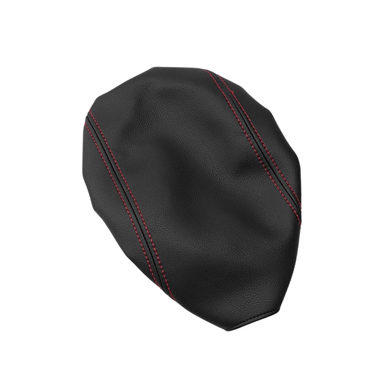 XUBOR Auto Mikrofaser Leder Mittelkonsole Armlehne Box Abdeckung Schutzverkleidung, for, A3 2017 2018(Black-red line) von XUBOR