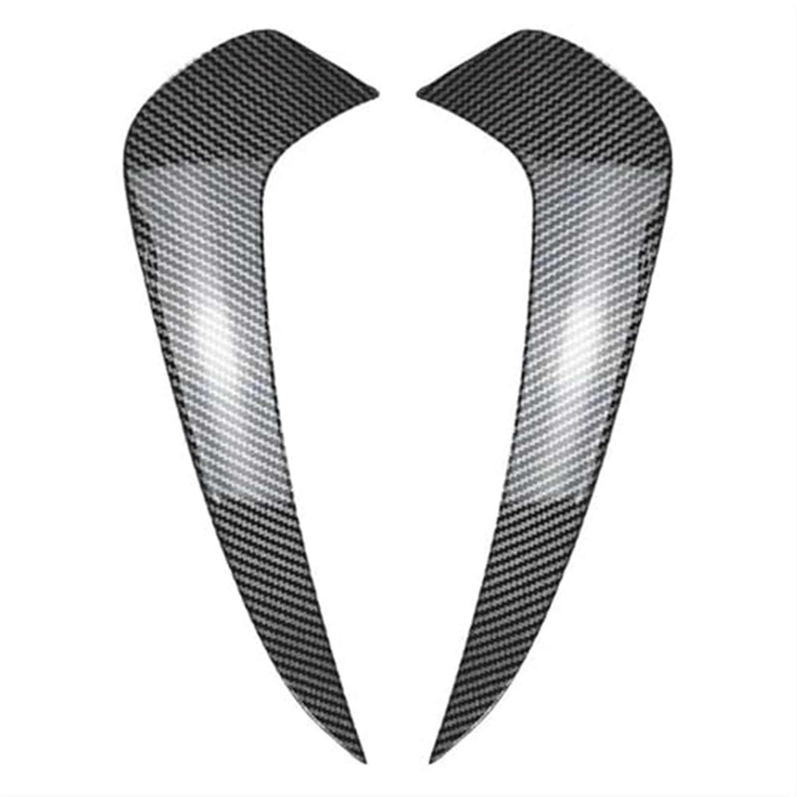 XUBOR Autospoiler, for, GLC Coupe C254 2023+ GLC260 300 Auto Heckstoßstange Diffusor Splitter Spoiler Body Kit Heckflosse Auto Heckspoiler(Carbon Look Black) von XUBOR