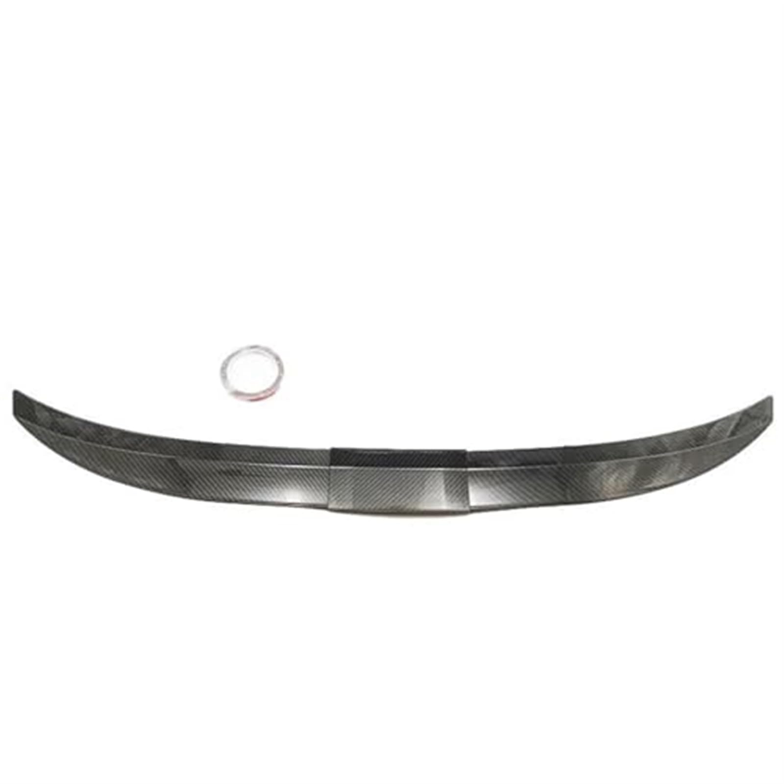 XUBOR Autospoiler Universal Autospoiler Racing Spoiler ABS Dreiteilig, for Heckflügel Heckspoiler Lippe Spoiler Heckflosse Auto Heckspoiler(Carbon Look) von XUBOR