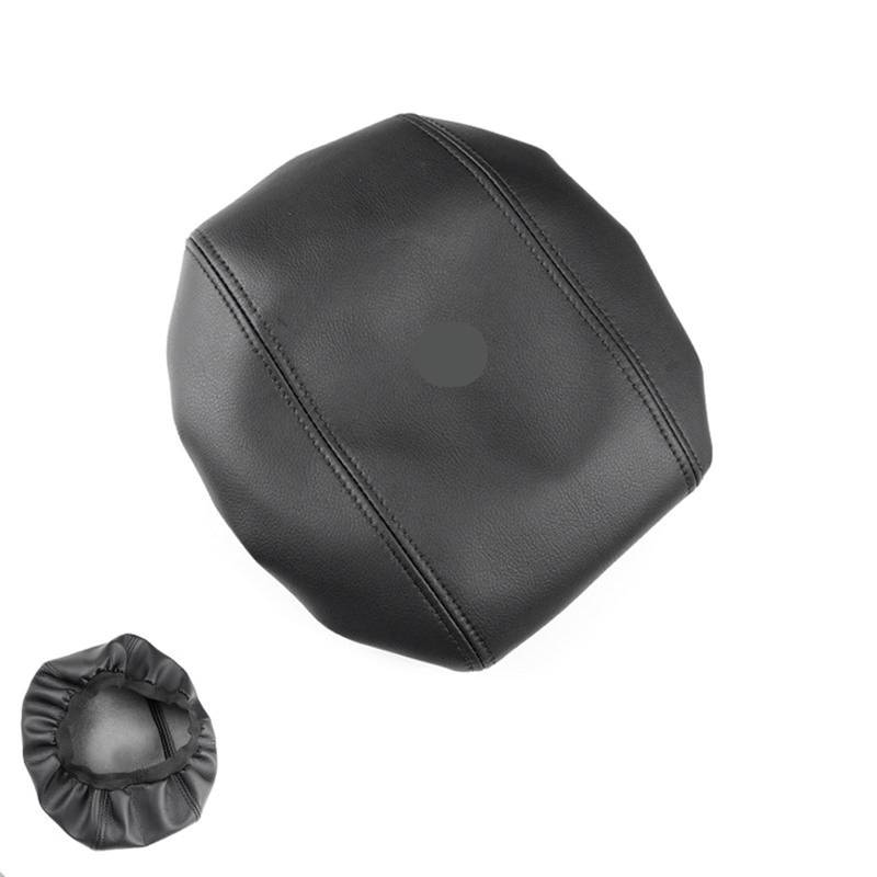 XUBOR Autozubehör Mikrofaser-Leder Innenausstattung Mittelkonsole Armlehne Box Abdeckung Aufkleber Zierleiste, for Ford, for Mondeo, 2004 2005 2006(A Black) von XUBOR