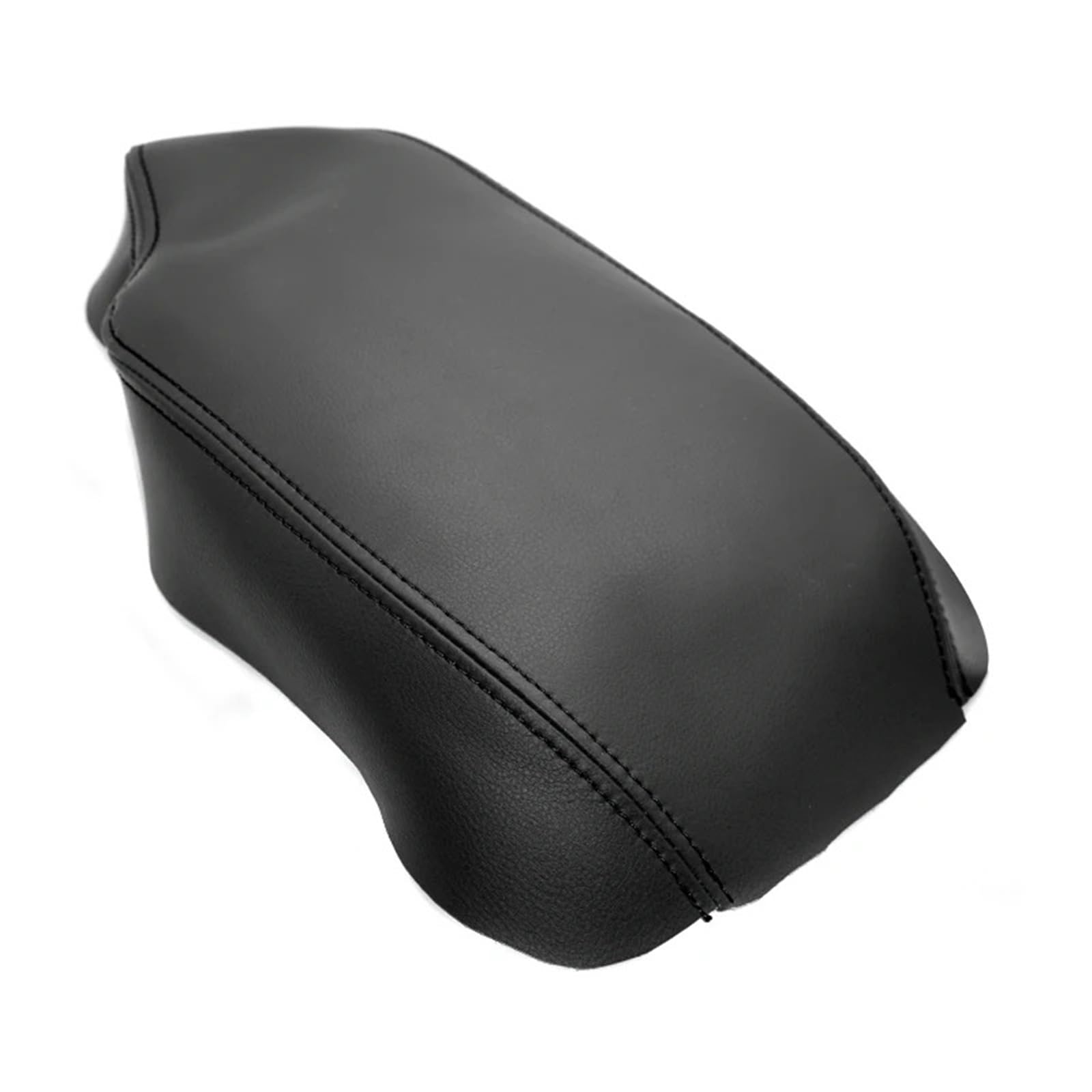 XUBOR Autozubehör Mikrofaser-Leder Mittelkonsolendeckel Armlehnenkastenabdeckung Aufkleberverkleidung, for, 3er F30 2013–2017 2018(LHD Black) von XUBOR