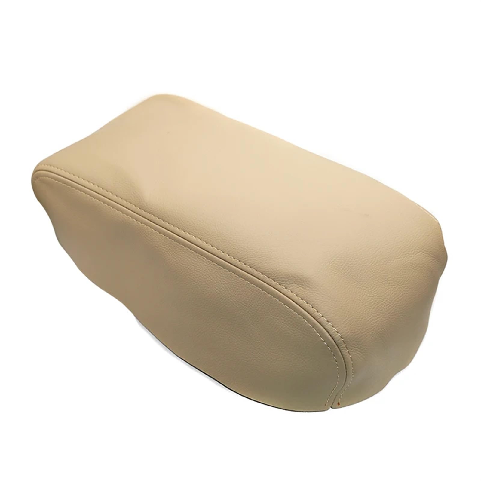 XUBOR Autozubehör Mittelkonsolendeckel Armlehnenbox Lederbezug Aufkleberverkleidung, for Nissan Pathfinder 2001 2002 2003 2004(Beige) von XUBOR
