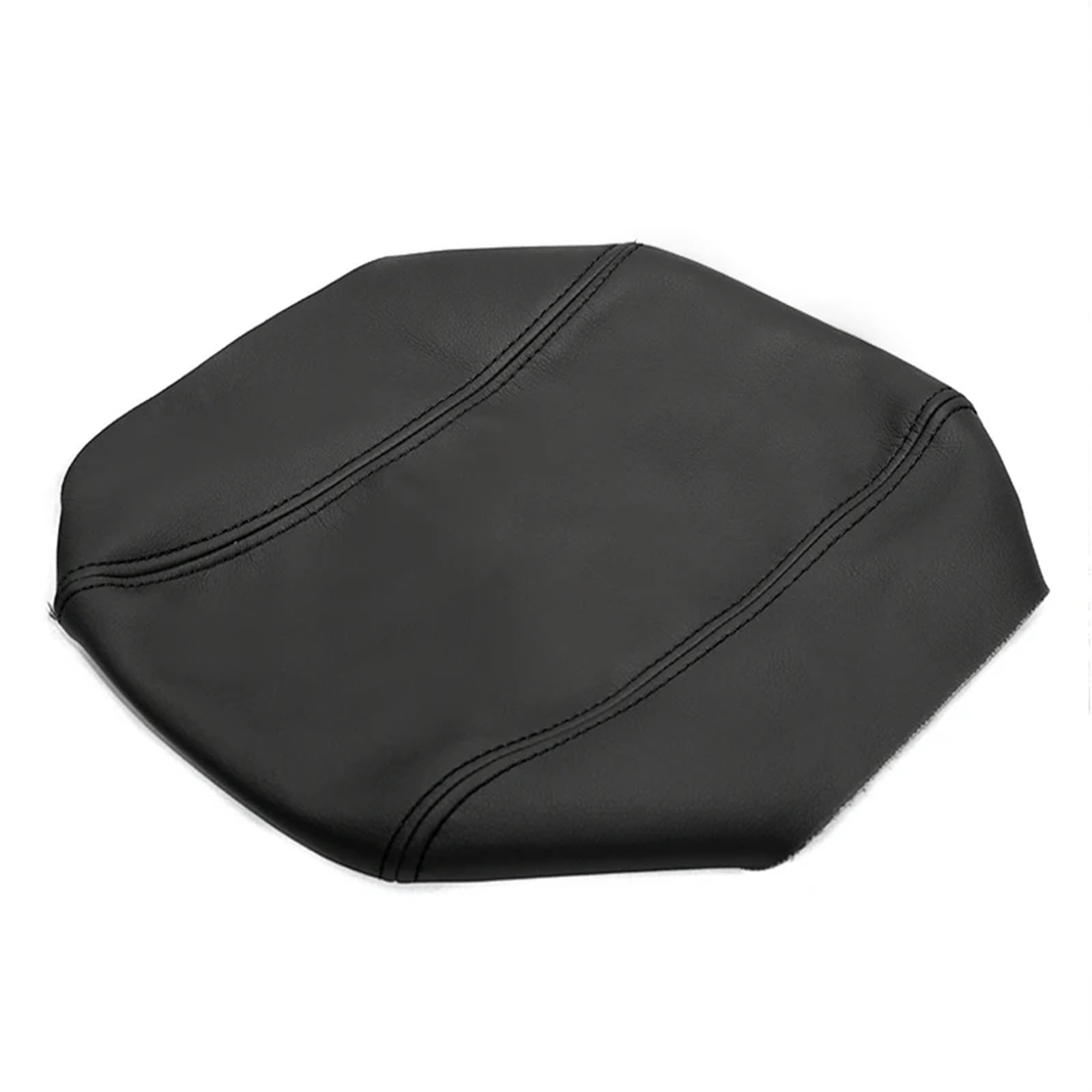 XUBOR Autozubehör Mittelkonsolendeckel Armlehnenbox Lederbezug Aufkleberverkleidung, for Nissan Pathfinder 2001 2002 2003 2004(Black) von XUBOR