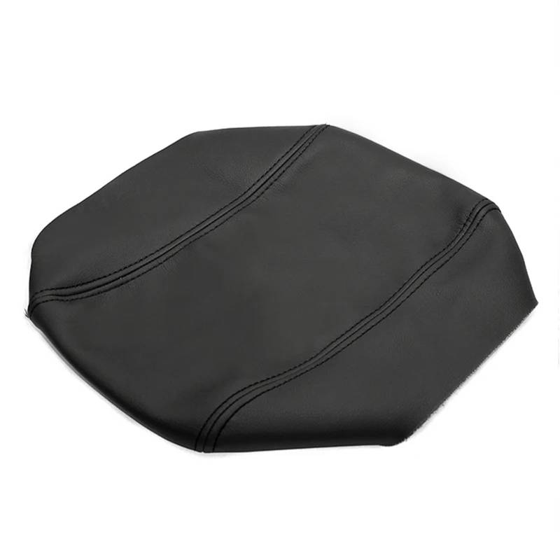 XUBOR Autozubehör Mittelkonsolendeckel Armlehnenbox Lederbezug Aufkleberverkleidung, for Nissan Pathfinder 2001 2002 2003 2004(Black) von XUBOR