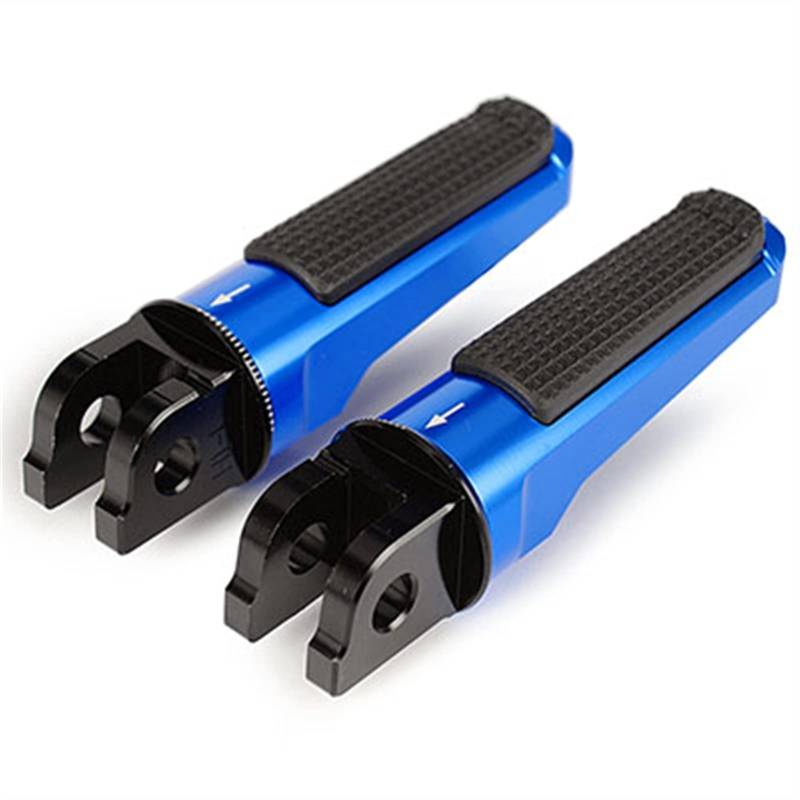 XUBOR CNC Fußrasten Fußstütze Vorder Fahrer Pedale CB600F Hornet CBR600F MSX125 CB125R CB300R CB1000R CB650R NEO Sport Cafe Motorrad-Fußrasten(Blue) von XUBOR
