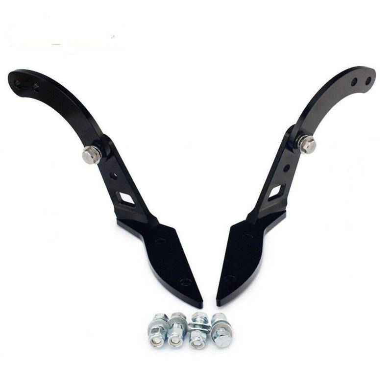 XUBOR Cam-Am Spyder GS RS RT SE6 SM5 Limited SM6 Highway Peg Mounts + 360 Grad verstellbare Fußrastenstützen mit Bolzen Motorrad-Fußrasten(Highway Peg Mounts) von XUBOR