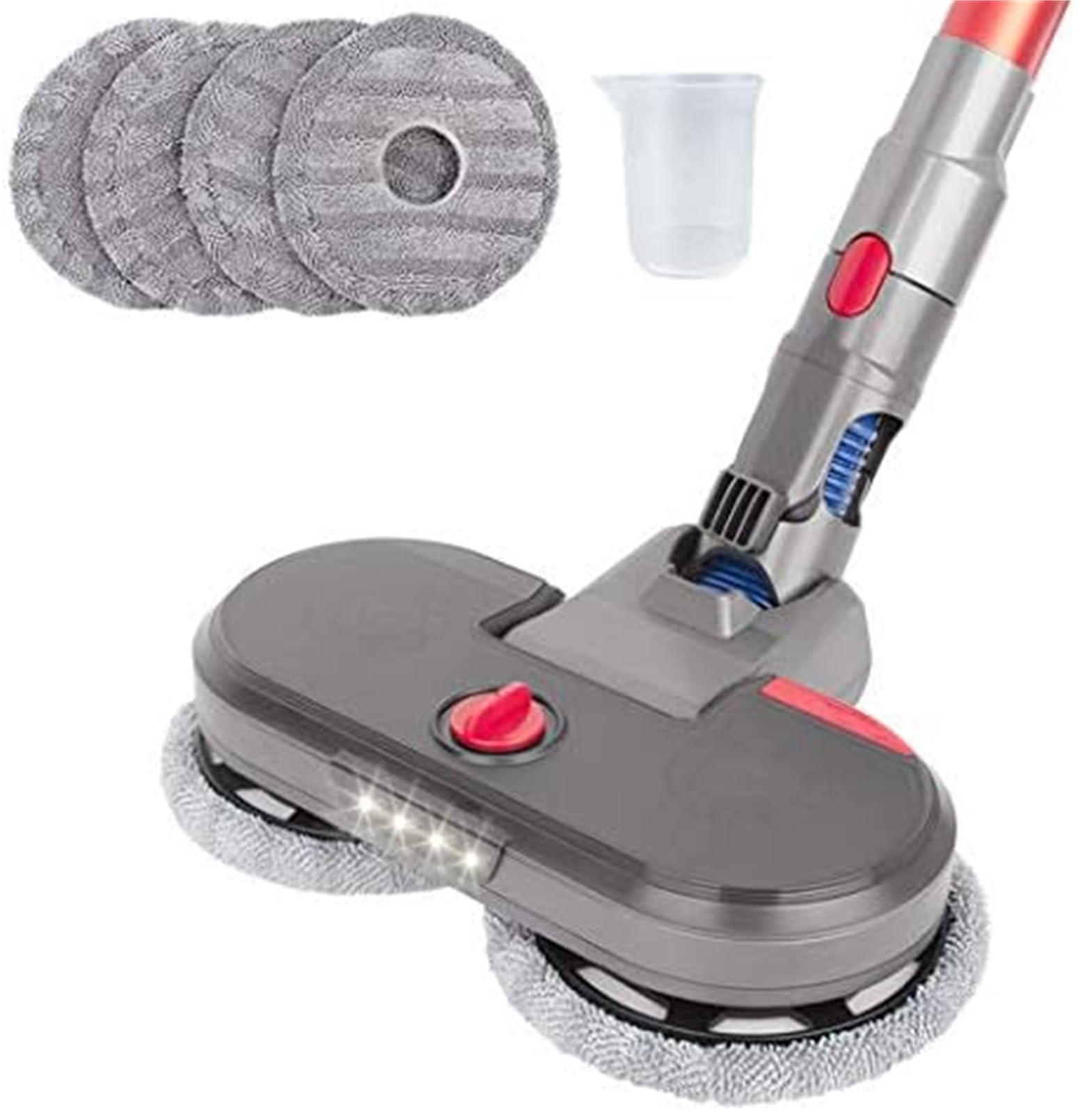 XUBOR Elektrischer Nass-Trocken-Wischkopf, for Dyson, V7 V8 V10 V11, austauschbare Teile, Wassertank + Wischkopf + 6 Wischpads Staubsauger-Mopp-Pad XUBOR Elektrischer Nass-Trocken-Wischkopf, for Dyson, V7 V8 V10 V11, austauschbare Teile, Wassertank + Wischkopf + 6 Wischpads Staubsauger-Mopp-Pad von XUBOR