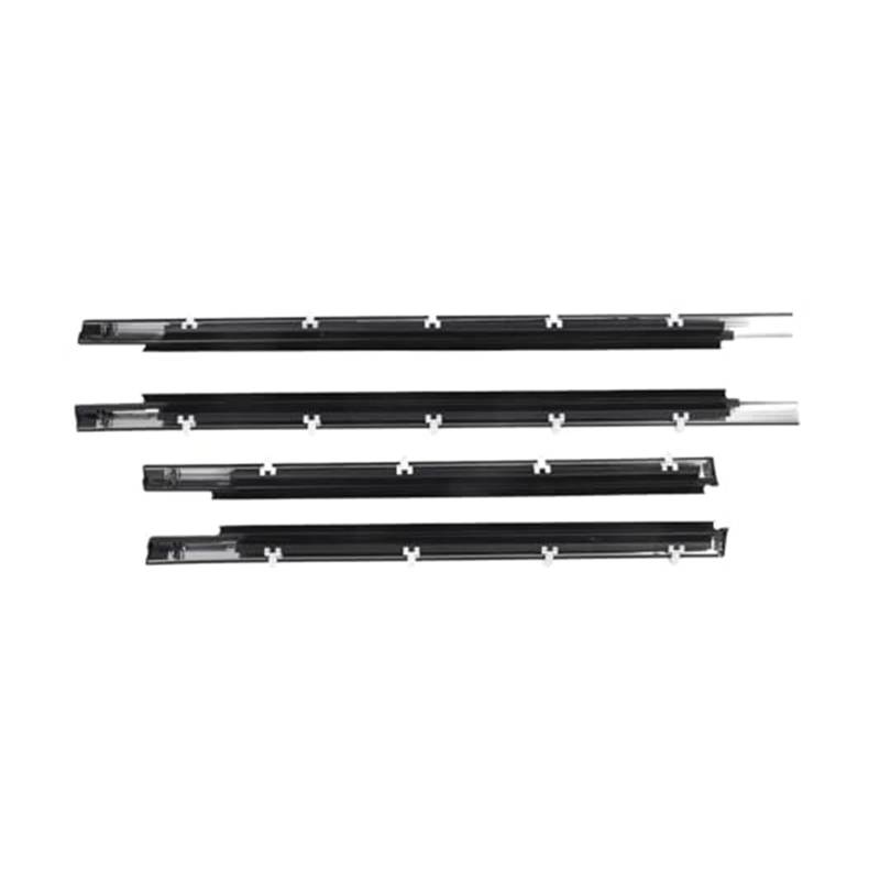 XUBOR Fenster-Türdichtungen, 4 Stück, Autotür-Fenster-Dichtungsstreifen, Geräuschreduzierung, wasserdicht, 75710 0C010 for Sequoia 2001–2007 Türdichtungsstreifen von XUBOR