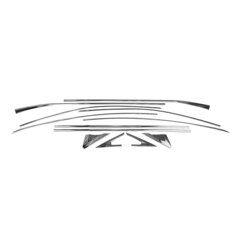 XUBOR Fenstertürdichtungen, 12 Stück, Auto-Außenfenster-Streifenverkleidung, dekorative Abdeckung, Windschutzscheiben-Dichtungsschild, for Lexus, ES ES300h ES350 2019–2022 Türdichtungsstreifen von XUBOR