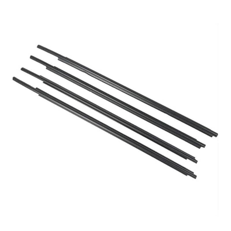 XUBOR Fenstertürdichtungen, 4 Stück, Auto-Außentür-Fenster-Gummi-Dichtungsstreifen, for Toyota, for Sequoia 2008–2016, wasserdichter Druckdichtungsstreifen, Autozubehör Türdichtungsstreifen von XUBOR