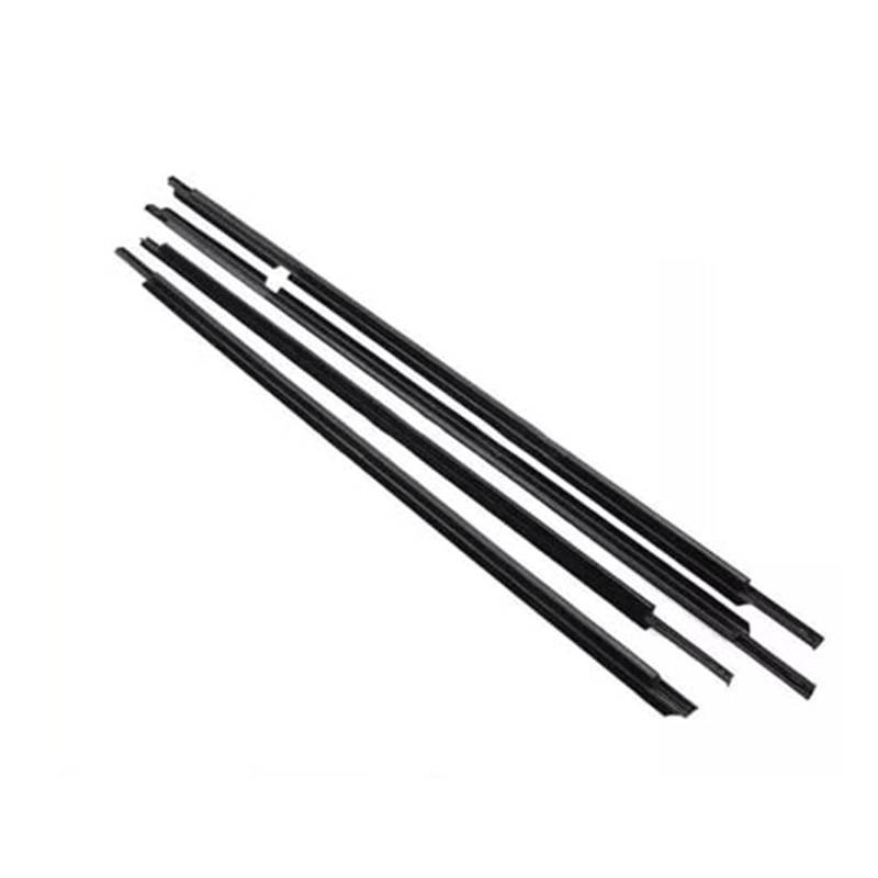 XUBOR Fenstertürdichtungen, 4 Stück, Auto-Außentür-Gummi-Dichtungsstreifen-Dichtungsstreifen, for Lexus, for LX570 2008–2021 Türdichtungsstreifen(Black Black) von XUBOR