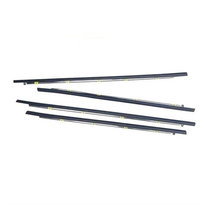 XUBOR Fenstertürdichtungen, Autofenster-Dichtungsstreifen for CRV 2007–2022, Gummi-Türformverkleidung, äußere Fensterglas-Dichtungsgürtel Türdichtungsstreifen(Black 17-22) von XUBOR