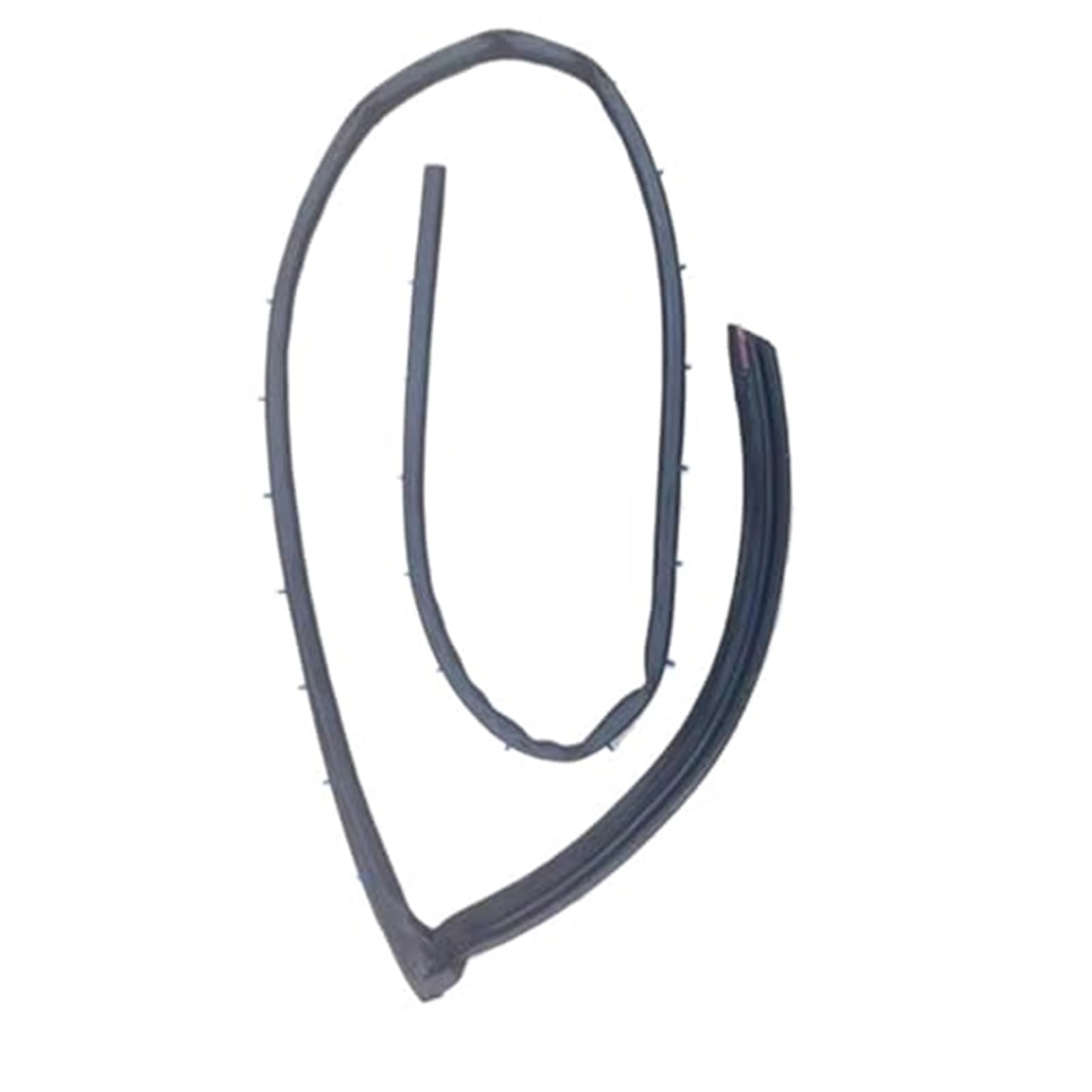 XUBOR Fenstertürdichtungen, Autotür-Unterdichtungsdichtung, Gummi-Zierleiste mit Schnalle, for VW, for Tiguan, for MK2 L 2017 2018 2019 2020 Türdichtungsstreifen(Black Left) von XUBOR