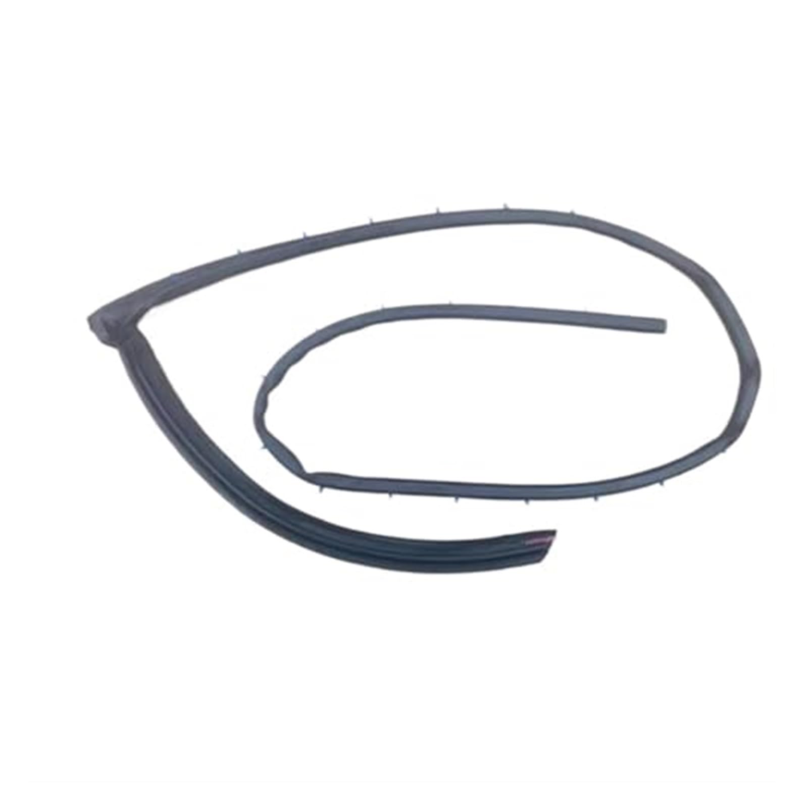 XUBOR Fenstertürdichtungen, Autotür-Unterdichtungsdichtung, Gummi-Zierleiste mit Schnalle, for VW, for Tiguan, for MK2 L 2017 2018 2019 2020 Türdichtungsstreifen(Black Right) von XUBOR
