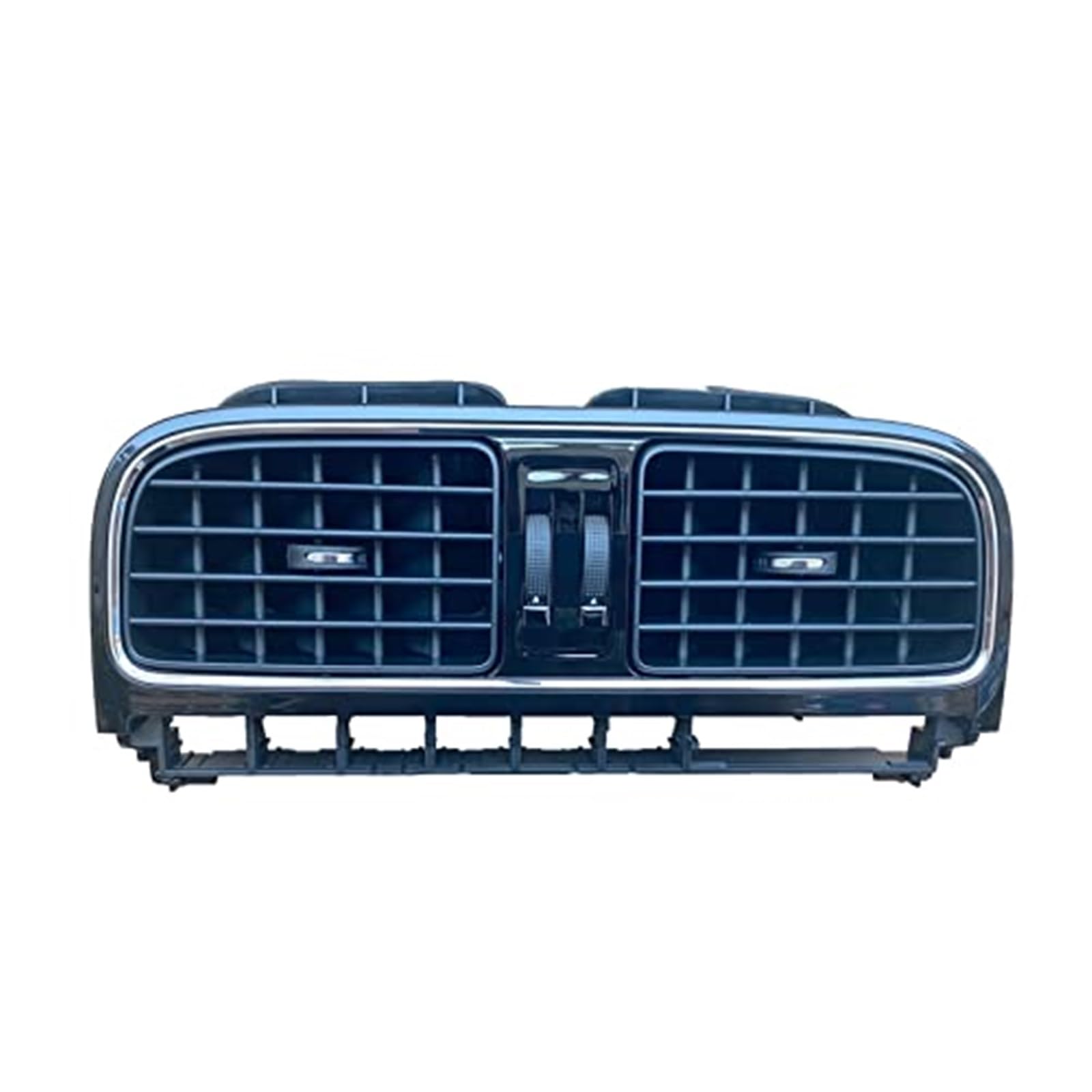 XUBOR Front-Armaturenbrett, glänzend schwarz, AC-Entlüftungsgitter, for VW, for Polo, 5 6R 2 GEN Hatchback GTI GTS, for Vento, 2014 2015 2016 2017 2018 6R0819703(Black Middle-Paino Paint) von XUBOR