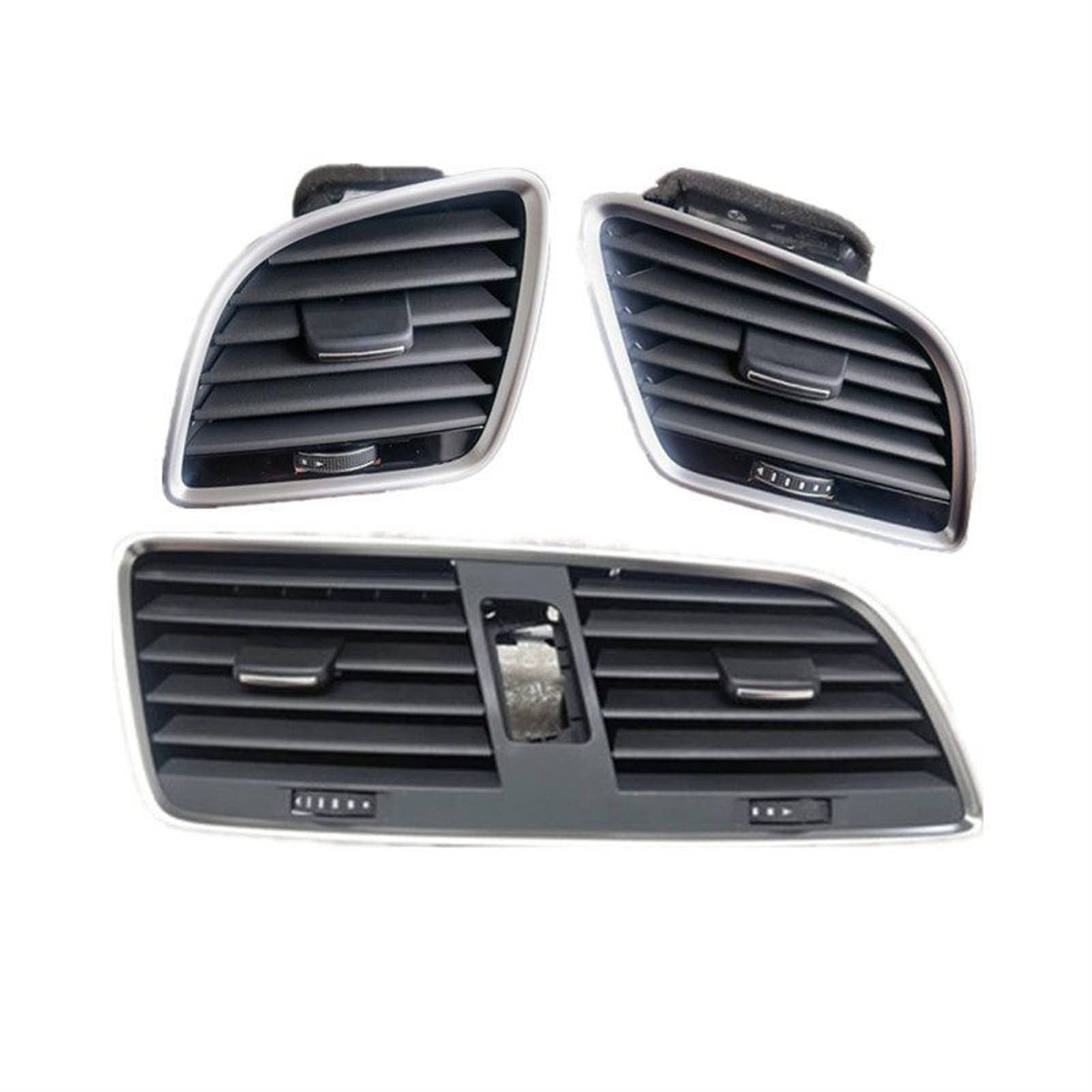 XUBOR Front Dash Louver Air Conditioner Vent A/C Outlet, for, for Q3 8U RSQ3 2010-2019 Lüftungsauslass für Klimaanlagen(3 pcs Sets) von XUBOR