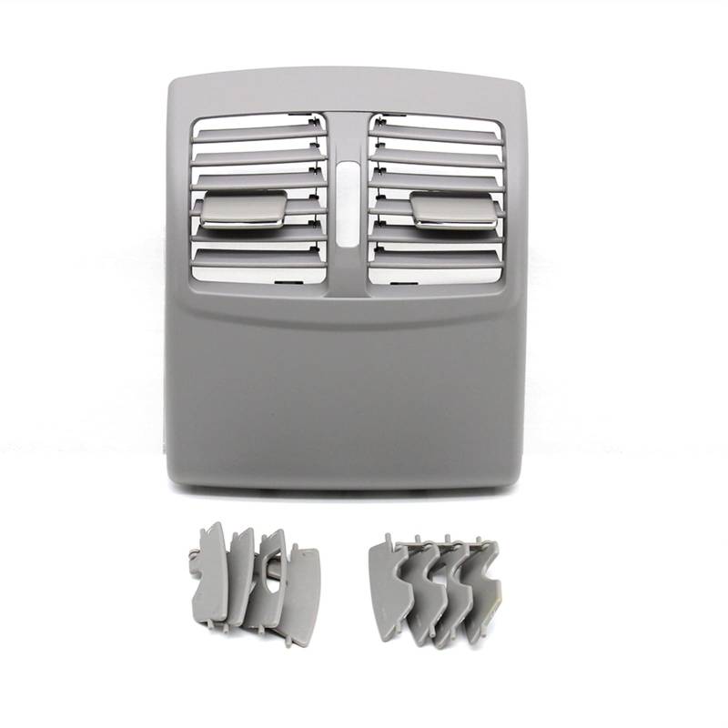 XUBOR Hintere Mittelkonsole, Klimaanlage, Lüftungsgitter, Auslassrahmen, for Mercedes, for Benz W212 E-Klasse Limousine 2009–2011, altes Modell Lüftungsauslass für Klimaanlagen(Standard Model Gray) von XUBOR