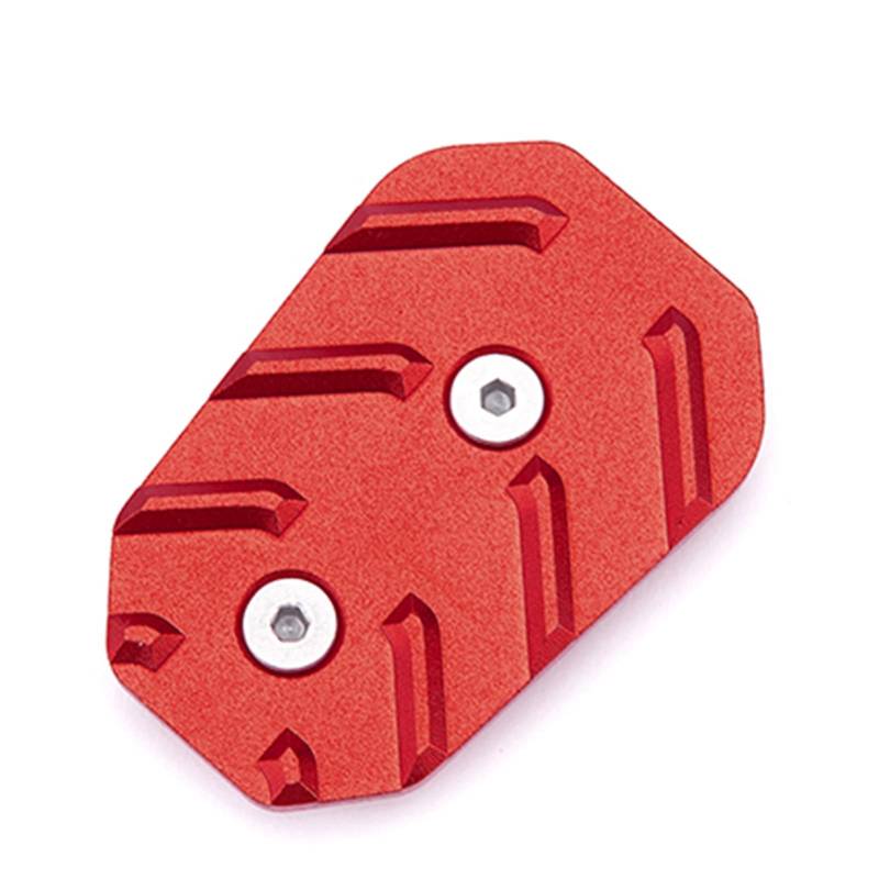 XUBOR Hinterer Fußbremshebel Pedalverlängerung Vergrößern Peg Pad Extender CB500X 2019-2020 Motorrad-Fußrasten(Red) von XUBOR